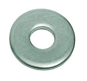 Zinc Plated Steel Flat Washers (Pack of 10)