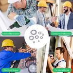 Stainless Steel Flat Washers Assortment Kit - 900pcs