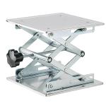 Adjustable Lab Scissor Lift Platform, Stainless Steel