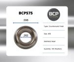 100 Stainless Steel #10 Countersunk Finish Washers