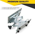 Adjustable Lab Scissor Lift Platform, Stainless Steel