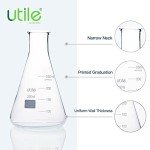 250ml Glass Erlenmeyer Flask Set - 6pcs