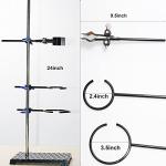 SWONES 24" Heavy Duty Laboratory Stand Set