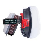 Adjustable Lightweight Respirator Mask with Quick Release Filter
