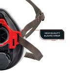 Adjustable Lightweight Respirator Mask with Quick Release Filter