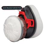 Adjustable Lightweight Respirator Mask with Quick Release Filter