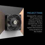 AC Infinity 80mm Axial Fan for DIY Cooling