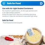 60 Pack Food Safe Orange Indicating Silica Gel