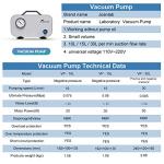JOANLAB Oil-free Laboratory Vacuum Membrane Pump