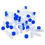 50PCS 5ml Plastic Vial Tubes with Caps