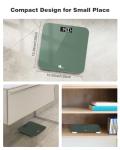 Digital Body Weight Scale with LED Display, Green