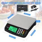 Large Digital Kitchen Scale 30kg Stainless Steel