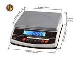 VisionTechShop TVD-30 Digital Bench Scale, 30lb Capacity