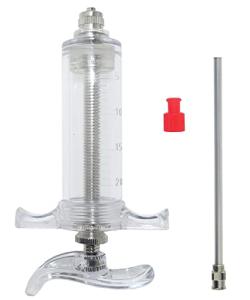 20ml Plastic Syringe with Blunt Tip Needle & Caps