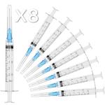 3ml Syringes with 1" Needle - 8 Pack