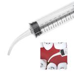 10 Pack Dental Syringes with Curved Tip - 12ml