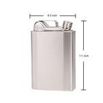 Large Capacity Stainless Steel Whiskey Flask with Holster