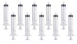 10ml Plastic Syringes with Luer Tip – 10 Pack