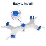 StonyLab Adjustable Double Burette Clamp - Aluminum