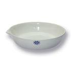 Porcelain Evaporating Dish, Flat, 50 mL - 6 Pack