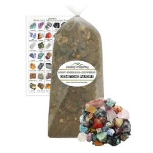 5.5 lbs Ruby-Emerald-Sapphire Gemstone Paydirt Mix