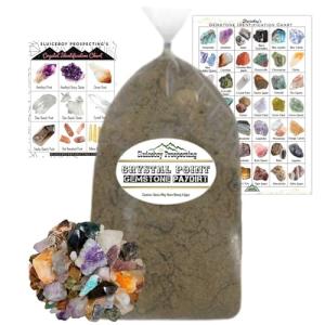 Sluiceboy Crystal Point Gemstone Paydirt - 7lb