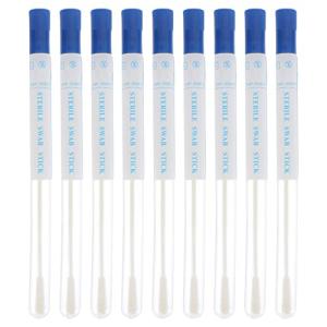 Healifty 50 Sets Nylon Tipped Flocked Swabs