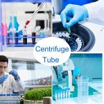15ml Conical Centrifuge Tubes, 100 Pack