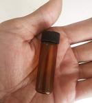 10-Pack 5ML Amber Glass Bottles with Caps