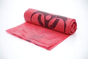 Medegen Medical Biohazard Waste Bags, Red, 200 Pack