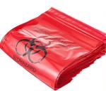 Biohazard Waste Bags - 100 Pack, 6" x 6