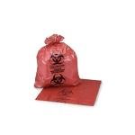 Red Biohazard Bags - 10-15 Gallon, 25 Count