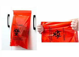 Moyite Biohazard Bags - Strong Adhesive, 50 Count