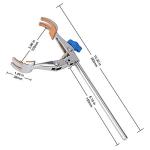 Stonylab 4-Prong Adjustable Swivel Lab Clamp