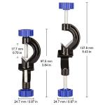 Adjustable Bosshead Clamp Holder 2-Pack for Labs