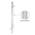 Borosilicate Glass Graham Condenser 500mm 24/40 Joint