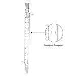 Borosilicate Glass Allihn Condenser 400mm 24/40 Joint