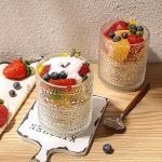 Vintage Hobnail Glassware Set, 6 Pieces, 390ml