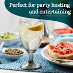 Libbey 12-Piece Clear Goblet Set, 16.25 Oz