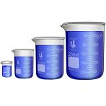 Karter Scientific Lab Glass Beaker Set, 4 Sizes