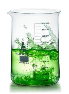 Eisco Labs 10,000 ml Low Form Beaker, White