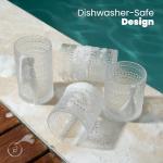 Vintage 8-Piece Glassware Set for Beverages