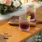 Vintage 8-Piece Glassware Set for Beverages