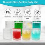 Vintage 8-Piece Glassware Set for Beverages
