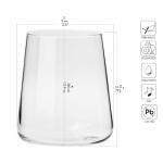 Krosno Avant-Garde Crystal Drinking Glass Set of 6