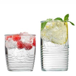 Le'raze Set of 8 Mason Drinking Glasses