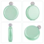 Rhinestone Cap Round Hip Flask for Ladies