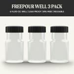 Flaskap FreePour Extra Wells - Pack of 3