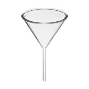 75mm Borosilicate Glass Funnel with Short Stem