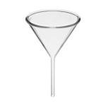 75mm Borosilicate Glass Funnel with Short Stem